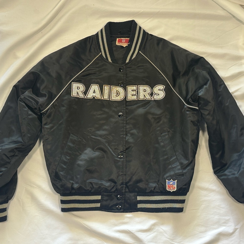 Raiders Black Varsity Jacket